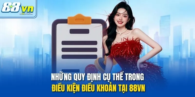 Những quy định cụ thể trong Điều kiện điều khoản tại 88vn