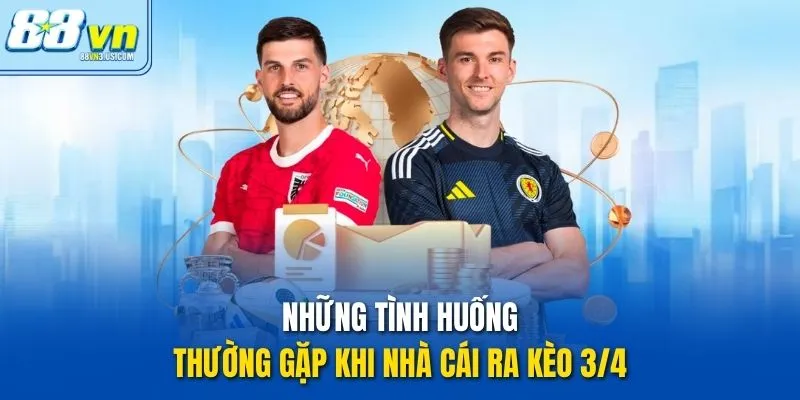 Những tình huống thường gặp khi nhà cái ra kèo 3/4